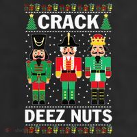Crack Deez Nuts Funny Christmas Cool Comfort Performance Bucket Hat