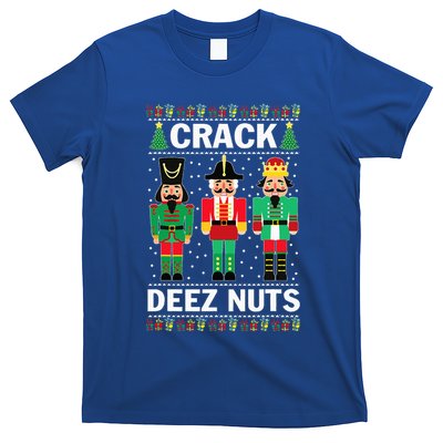 Crack Deez Nuts Funny Christmas T-Shirt