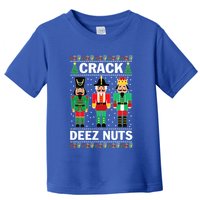 Crack Deez Nuts Funny Christmas Toddler T-Shirt