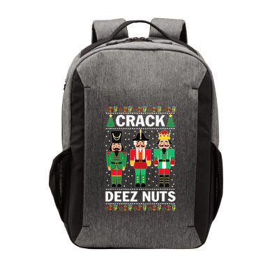 Crack Deez Nuts Funny Christmas Vector Backpack
