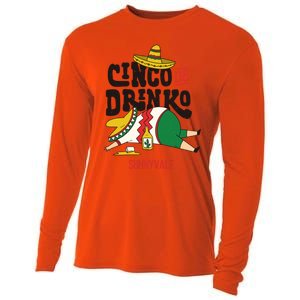 Cinco De O Fiesta On Cinco De Mayo In Sunnyvale Meaningful Gift Cooling Performance Long Sleeve Crew