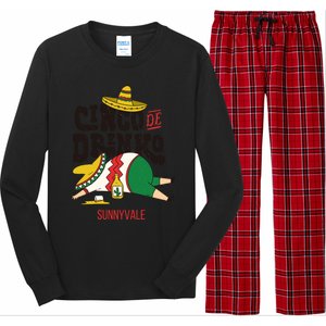 Cinco De O Fiesta On Cinco De Mayo In Sunnyvale Meaningful Gift Long Sleeve Pajama Set