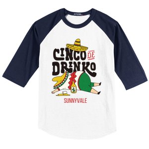 Cinco De O Fiesta On Cinco De Mayo In Sunnyvale Meaningful Gift Baseball Sleeve Shirt