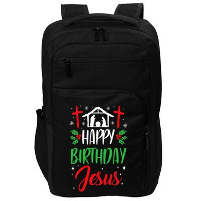 Christmas Day Outfit Happy Birthday Jesus Holiday Impact Tech Backpack