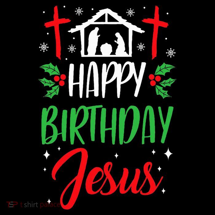 Christmas Day Outfit Happy Birthday Jesus Holiday Women's V-Neck T-Shirt