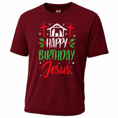 Christmas Day Outfit Happy Birthday Jesus Holiday Performance Shirt