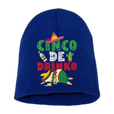 Cinco De O Funny Cinco De Mayo Cool Gift Short Acrylic Beanie