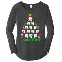 Christmas Dentist Oh Dentistree Funny Xmas Dental Women's Perfect Tri Tunic Long Sleeve Shirt