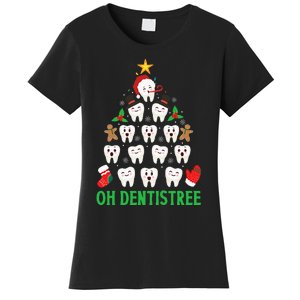 Christmas Dentist Oh Dentistree Funny Xmas Dental Women's T-Shirt