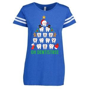 Christmas Dentist Oh Dentistree Funny Xmas Dental Enza Ladies Jersey Football T-Shirt