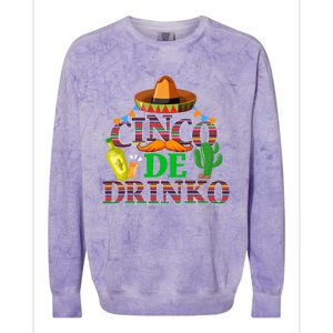 Cinco De O Funny Mexican Cinco De Mayo Ing Party Gift Colorblast Crewneck Sweatshirt