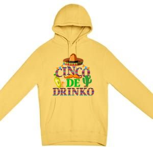 Cinco De O Funny Mexican Cinco De Mayo Ing Party Gift Premium Pullover Hoodie