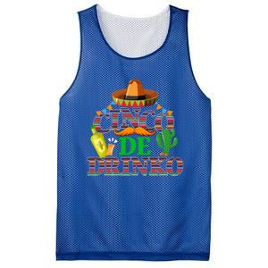 Cinco De O Funny Mexican Cinco De Mayo Ing Party Gift Mesh Reversible Basketball Jersey Tank