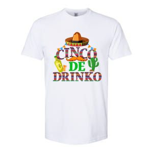 Cinco De O Funny Mexican Cinco De Mayo Ing Party Gift Softstyle CVC T-Shirt