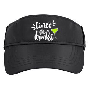 Cinco De O Letters Cute Margarita Cocktail Graphic Gift Adult Drive Performance Visor