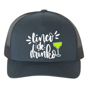 Cinco De O Letters Cute Margarita Cocktail Graphic Gift Yupoong Adult 5-Panel Trucker Hat