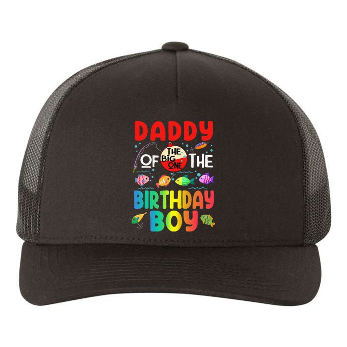 Cute Daddy Of The Birthday Ofishally One Birthday Outfit Yupoong Adult 5-Panel Trucker Hat