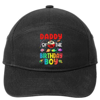 Cute Daddy Of The Birthday Ofishally One Birthday Outfit 7-Panel Snapback Hat