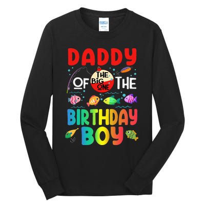 Cute Daddy Of The Birthday Ofishally One Birthday Outfit Tall Long Sleeve T-Shirt