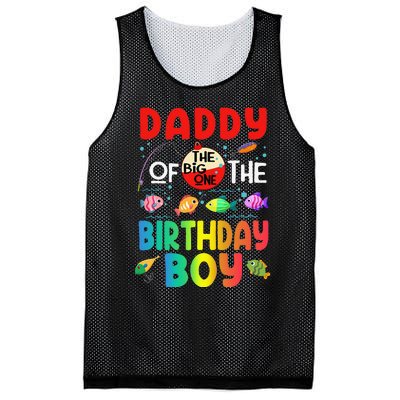 Cute Daddy Of The Birthday Ofishally One Birthday Outfit Mesh Reversible Basketball Jersey Tank