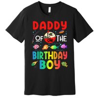 Cute Daddy Of The Birthday Ofishally One Birthday Outfit Premium T-Shirt