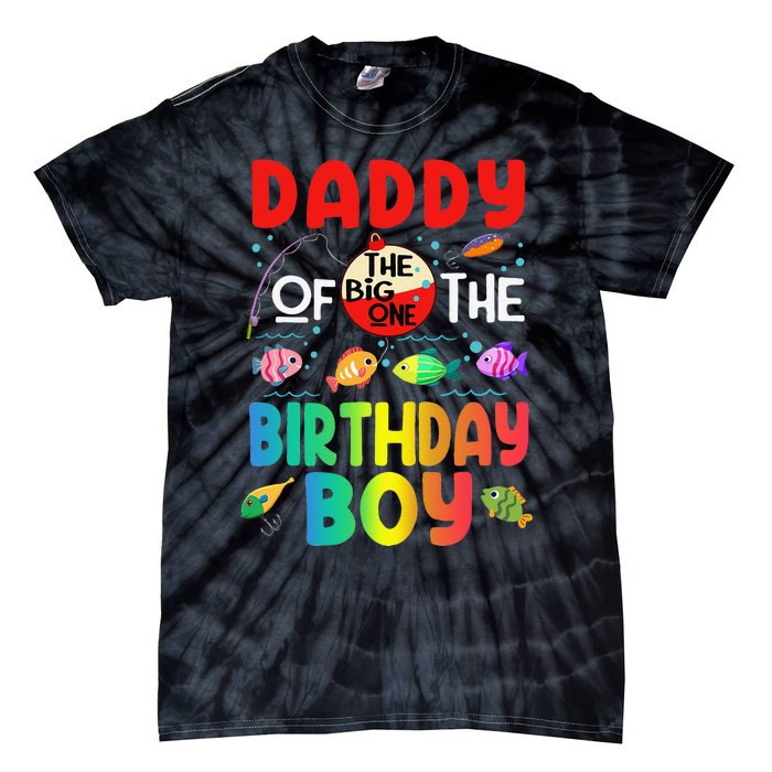 Cute Daddy Of The Birthday Ofishally One Birthday Outfit Tie-Dye T-Shirt