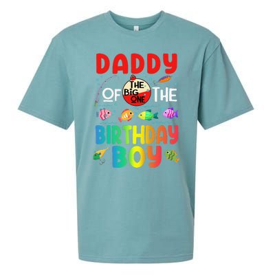 Cute Daddy Of The Birthday Ofishally One Birthday Outfit Sueded Cloud Jersey T-Shirt