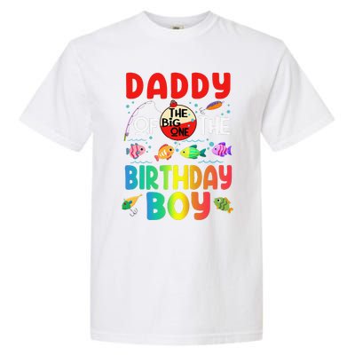 Cute Daddy Of The Birthday Ofishally One Birthday Outfit Garment-Dyed Heavyweight T-Shirt