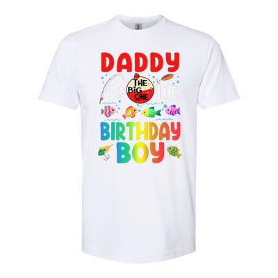 Cute Daddy Of The Birthday Ofishally One Birthday Outfit Softstyle CVC T-Shirt