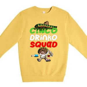 Cinco De O Mexican Sombrero Alcohol Mexico Great Gift Premium Crewneck Sweatshirt