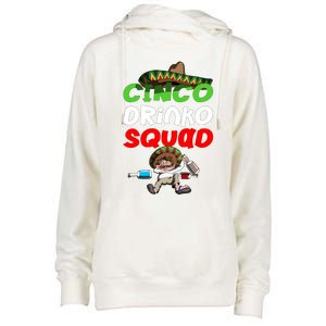 Cinco De O Mexican Sombrero Alcohol Mexico Great Gift Womens Funnel Neck Pullover Hood