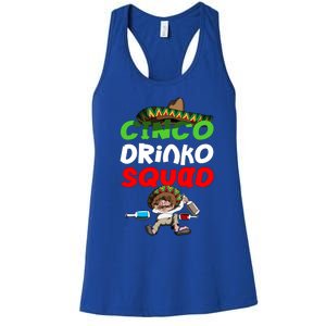 Cinco De O Mexican Sombrero Alcohol Mexico Great Gift Women's Racerback Tank