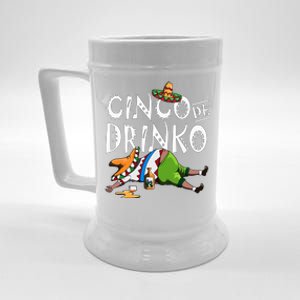 Cinco De O Mexican Sombrero Mustache Mexico Gift Beer Stein