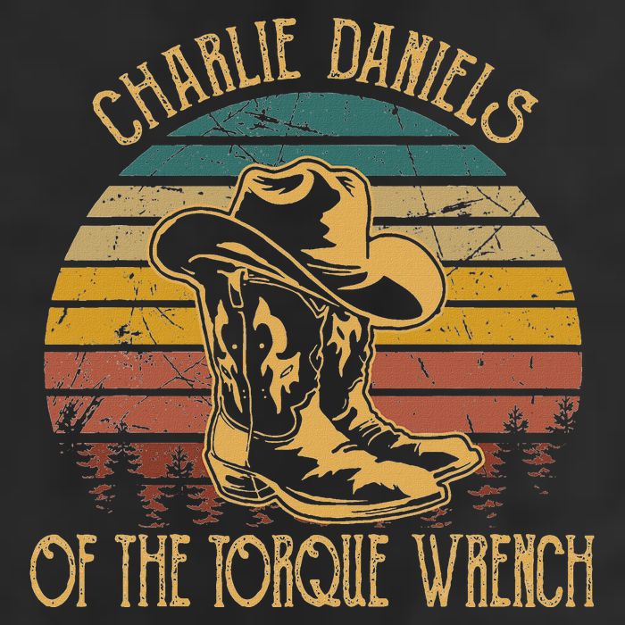Charlie Daniels Of The Torque Wrench Sunset Boots Hats Cool Comfort Performance Bucket Hat