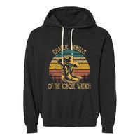 Charlie Daniels Of The Torque Wrench Sunset Boots Hats Garment-Dyed Fleece Hoodie
