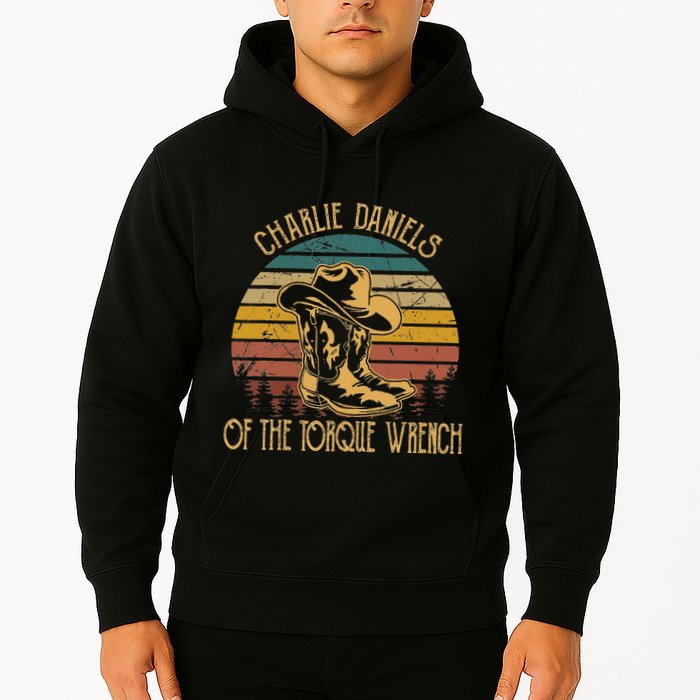 Charlie Daniels Of The Torque Wrench Sunset Boots Hats Hoodie