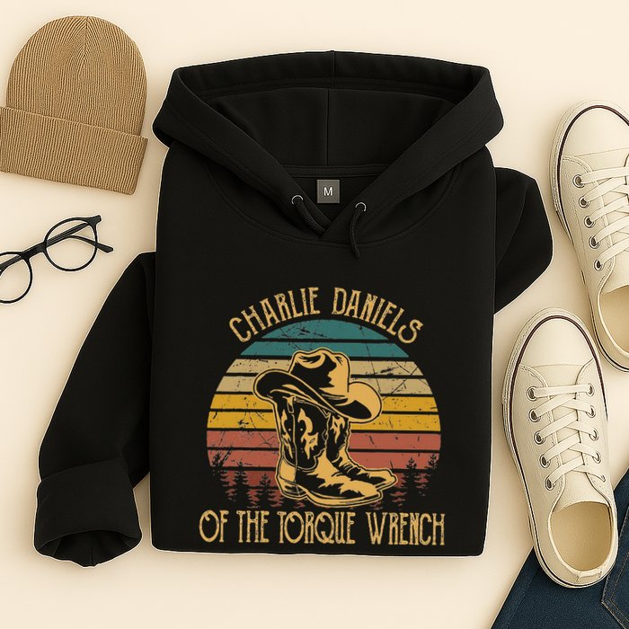 Charlie Daniels Of The Torque Wrench Sunset Boots Hats Hoodie