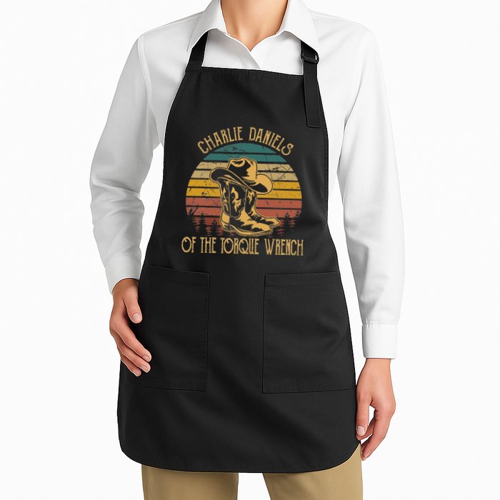 Charlie Daniels Of The Torque Wrench Sunset Boots Hats Apron