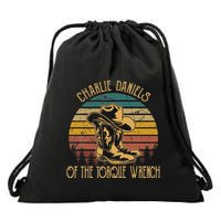 Charlie Daniels Of The Torque Wrench Sunset Boots Hats Drawstring Bag