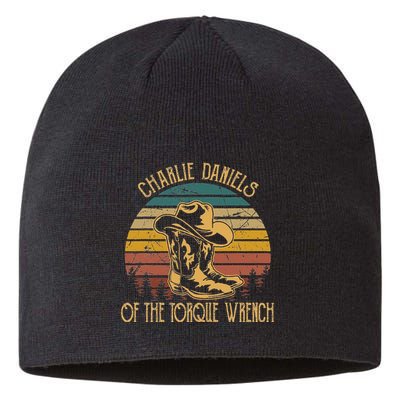 Charlie Daniels Of The Torque Wrench Sunset Boots Hats Sustainable Beanie