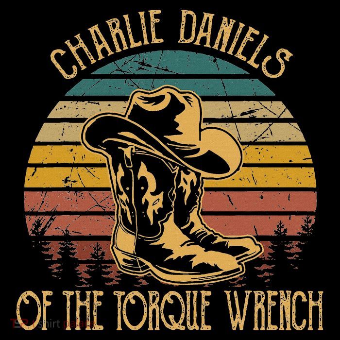 Charlie Daniels Of The Torque Wrench Sunset Boots Hats Poster
