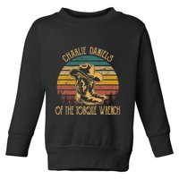 Charlie Daniels Of The Torque Wrench Sunset Boots Hats Toddler Sweatshirt