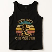 Charlie Daniels Of The Torque Wrench Sunset Boots Hats Tank Top
