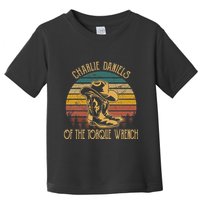 Charlie Daniels Of The Torque Wrench Sunset Boots Hats Toddler T-Shirt