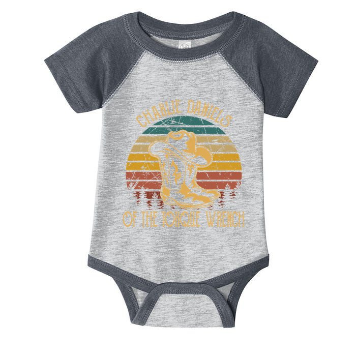 Charlie Daniels Of The Torque Wrench Sunset Boots Hats Infant Baby Jersey Bodysuit