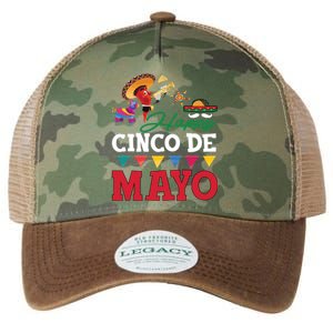 Cinco De O Gift Party Funny Cinco De Mayo Gift Legacy Tie Dye Trucker Hat