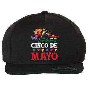 Cinco De O Gift Party Funny Cinco De Mayo Gift Wool Snapback Cap