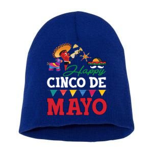 Cinco De O Gift Party Funny Cinco De Mayo Gift Short Acrylic Beanie