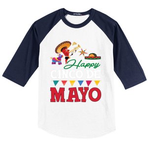 Cinco De O Gift Party Funny Cinco De Mayo Gift Baseball Sleeve Shirt