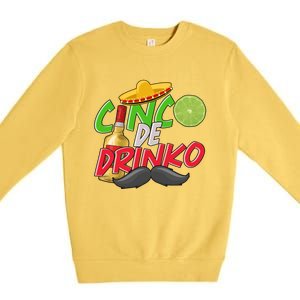 Cinco De O Gift Premium Crewneck Sweatshirt